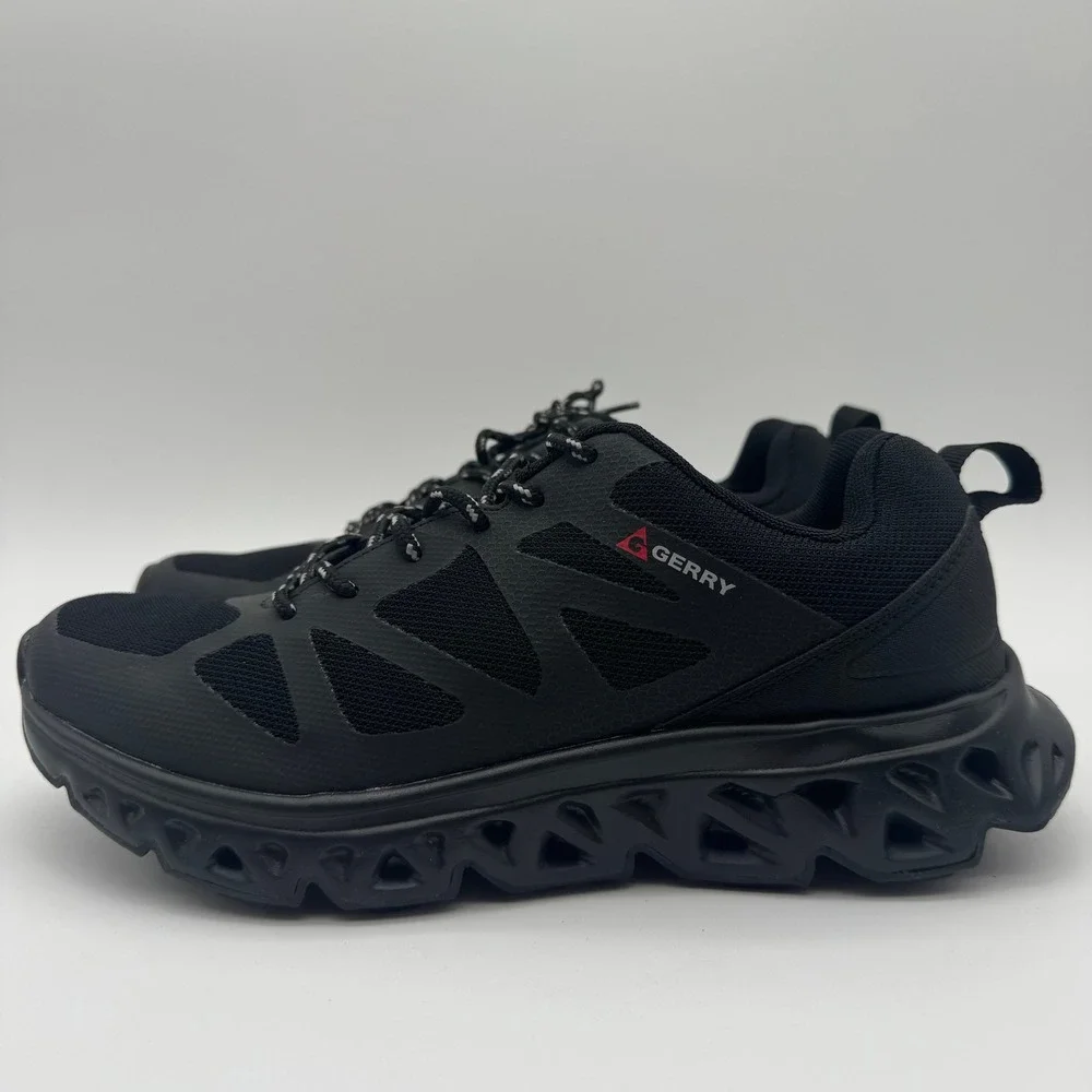 Gerry Men's Size 9.5 Black Speed Trail‎ Running Hiking Shoes Sneakers
